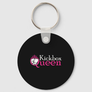 Kickbox Koningin Is Kickboksen Meisje Is Vrouw Kic Sleutelhanger