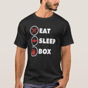 Kickboxer Eat Sleep Box Boxer Kickboxing T-shirt