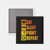 Kickboxer Heren Kickbox Kickboksen Boksen  Magneet (Voorkant / Achterkant)
