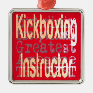 Kickboxer Instructor Extraordinaire Metalen Ornament