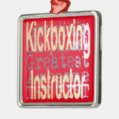 Kickboxer Instructor Extraordinaire Metalen Ornament (Links)
