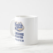 Kickboxer Instructor Personalized Mug Cadeautje Koffiemok (Voorkant links)