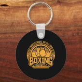 Kickboxer Kickboxing Boxer Boxing Vintage Design  Sleutelhanger (Voorkant)