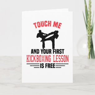 Kickboxer Martial Arts Boxer Sparring Kaart