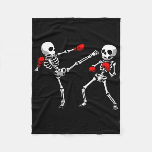 Kickboxer voor mannen Kickboxer box Fleece Deken (Voorkant)
