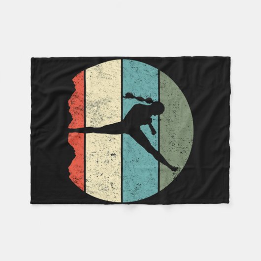 Kickboxing _4  fleece deken (Voorkant (Horizontaal))
