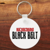 Kickboxing Black Belt Karate Sleutelhanger (Voorkant)