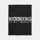 Kickboxing Boxing Material Arts Gift  Fleece Deken (Voorkant)