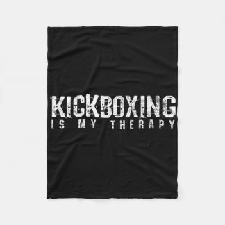 Kickboxing Boxing Material Arts Gift  Fleece Deken