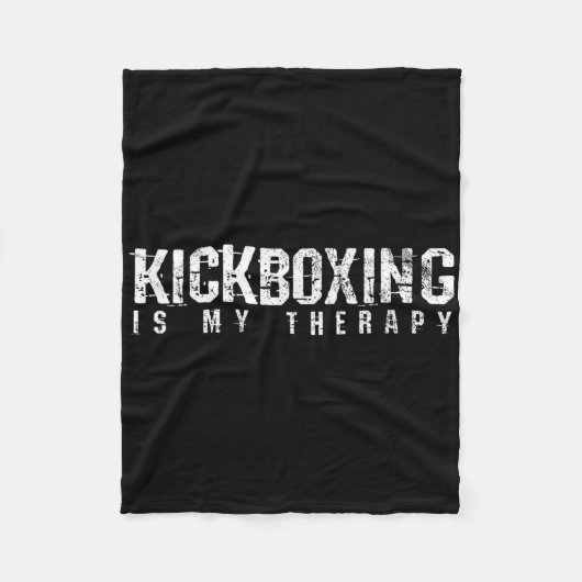 Kickboxing Boxing Material Arts Gift  Fleece Deken (Voorkant)
