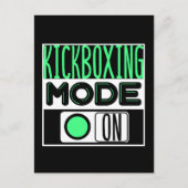 Kickboxing Briefkaart (Voorkant)