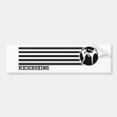 Kickboxing Bumpersticker (Voorkant)