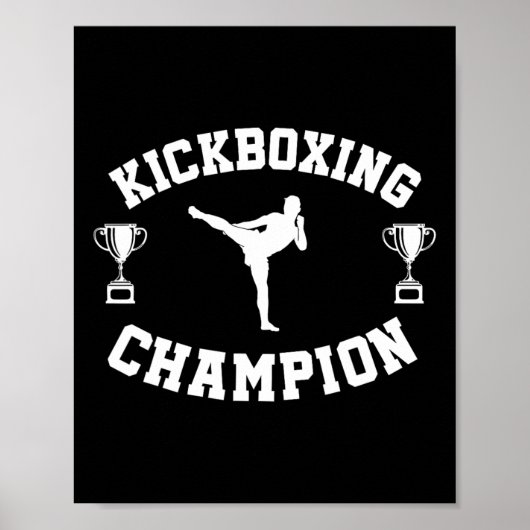 Kickboxing Champion  Poster (Voorkant)