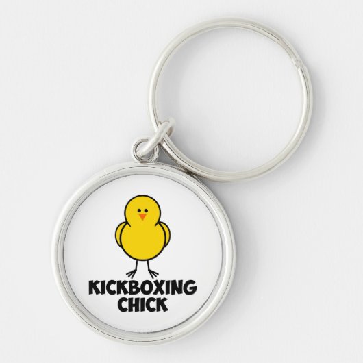 Kickboxing Chick Sleutelhanger (Voorkant)
