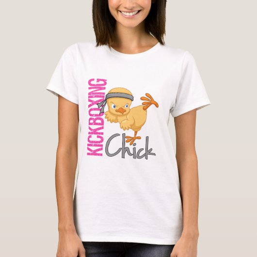 Kickboxing Chick T-shirt (Voorkant)