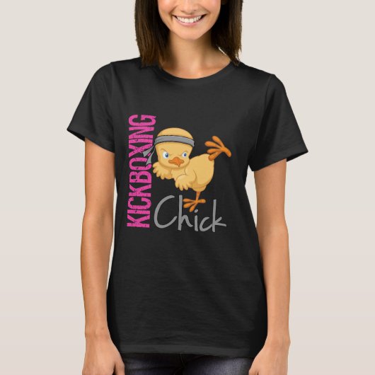 Kickboxing Chick T-shirt (Voorkant)