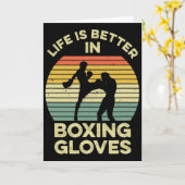 Kickboxing Design For A Muay Thai Fighter  Kaart (Gele Bloem)