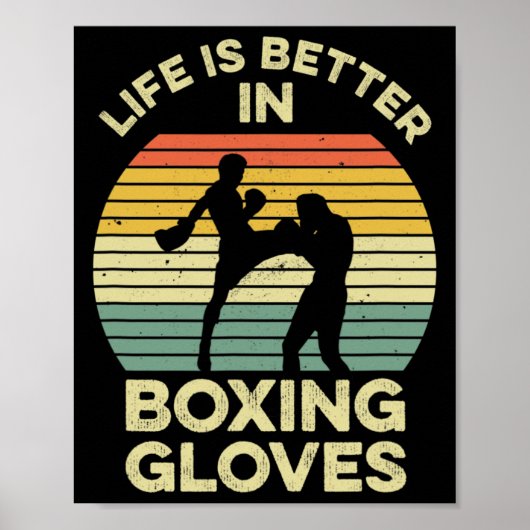 Kickboxing Design For A Muay Thai Fighter Poster (Voorkant)