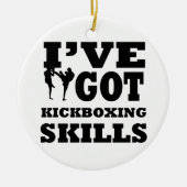 Kickboxing-design Keramisch Ornament (Voorkant)
