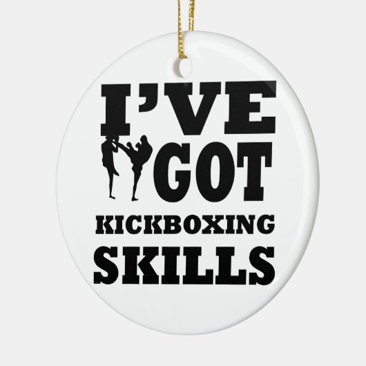 Kickboxing-design Keramisch Ornament (Links)