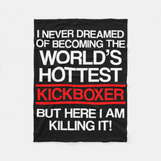 Kickboxing Dreamed Kick Boxing Workout  Fleece Deken