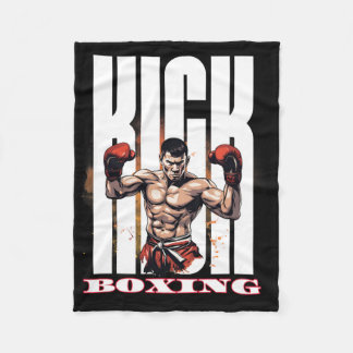 Kickboxing Fighting Style  Fleece Deken