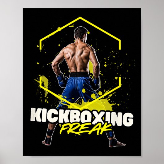 Kickboxing Freak  Poster (Voorkant)