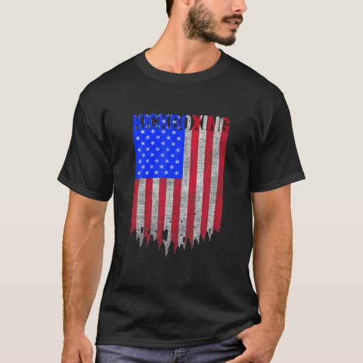 Kickboxing geïnspireerd op Kick Boxing Workout T-shirt (Voorkant)