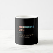 Kickboxing Girl Definition Funny Kickboxing Lover Koffiemok (Center)
