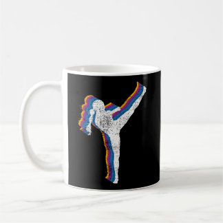 Kickboxing Girl  Kickboxer Gift Koffiemok