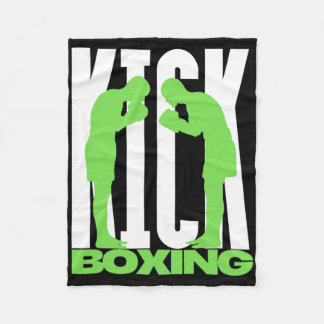 Kickboxing Greeting  Fleece Deken