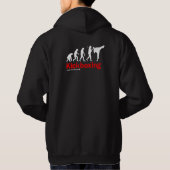 Kickboxing Hoodie (zwart) (Achterkant)