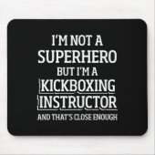 Kickboxing Instructor Kick Boxing Workout _5  Muismat (Voorkant)