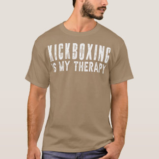 Kickboxing is mijn therapie t-shirt