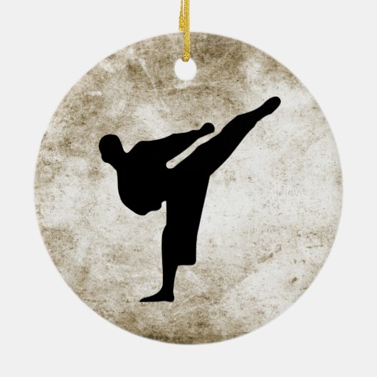 Kickboxing - Karate Ornament (Achterkant)