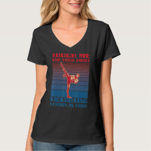Kickboxing Karate Taekwondo Martial Training Athle T-shirt