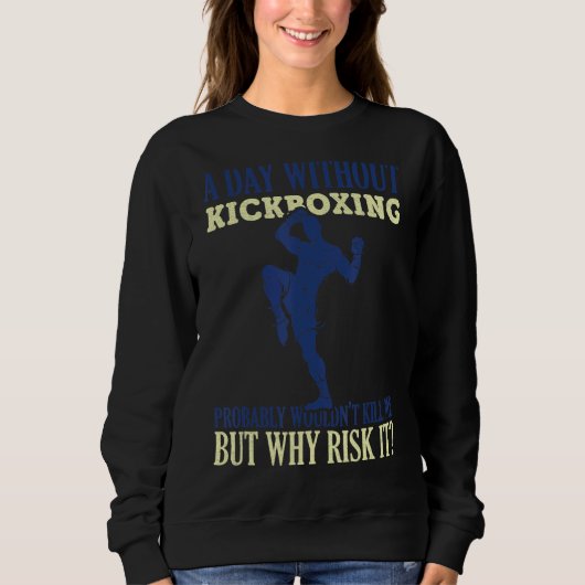 Kickboxing Karate Taekwondo Martial Training Athle Trui (Voorkant)