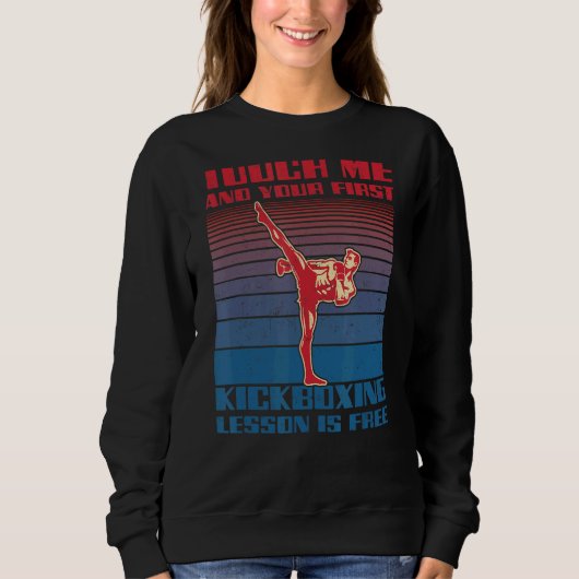 Kickboxing Karate Taekwondo Martial Training Athle Trui (Voorkant)