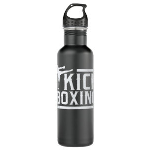 Kickboxing Kick Boxing voor Muay Thai Fighter Waterfles