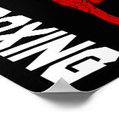 Kickboxing Kickboxing Martial Arts Sparring Boxing Poster (Hoek)
