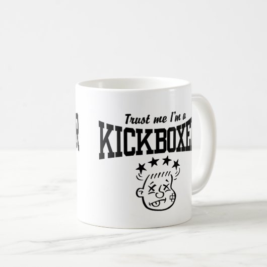 Kickboxing Koffiemok (Voorkant rechts)