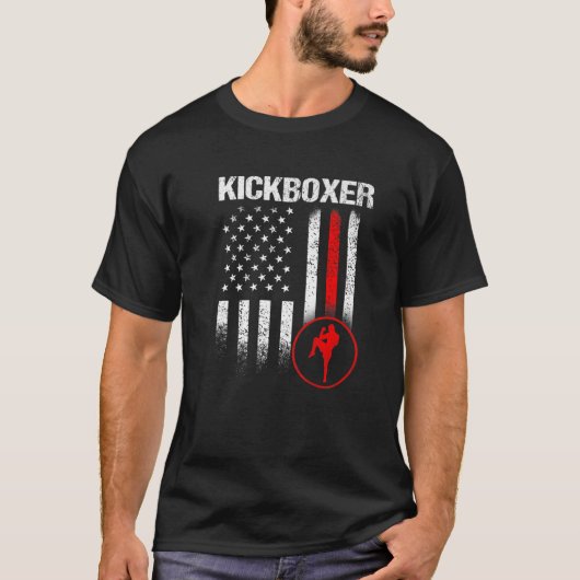 Kickboxing Language Kick Boxing Workout T-shirt (Voorkant)