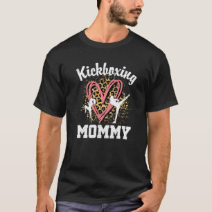 Kickboxing mammie leopard Heart Premium T-shirt