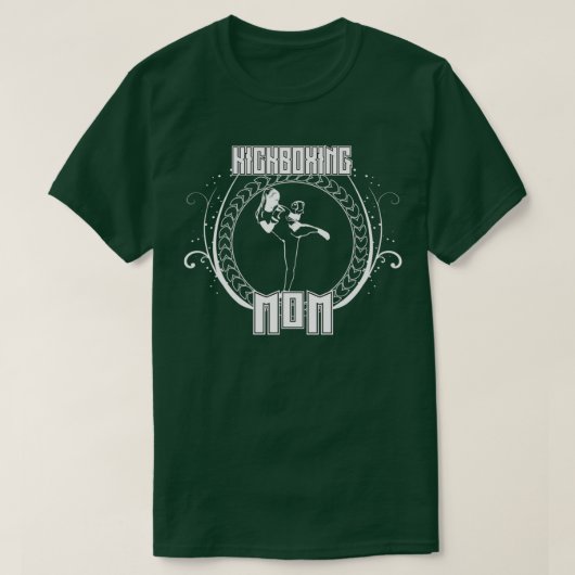 Kickboxing Mom Combat Fights Martial Fight Sport T-shirt (Design voorkant)