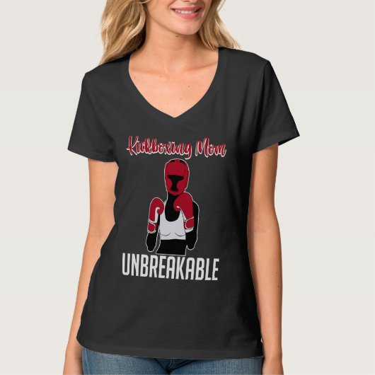 Kickboxing Mother Unbreakable Hobby Kickboxing T-shirt (Voorkant)