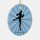 Kickboxing-naam Keramisch Ornament (Rechts)