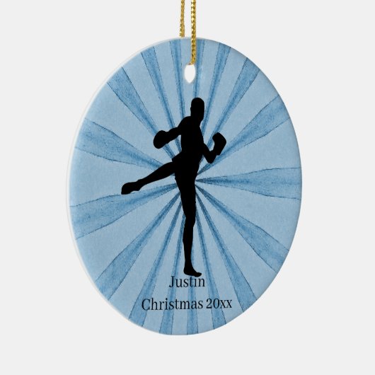 Kickboxing-naam Keramisch Ornament (Rechts)