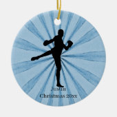 Kickboxing-naam Keramisch Ornament (Voorkant)