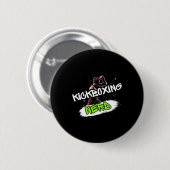Kickboxing Nerd Ronde Button 5,7 Cm (Voorkant /achterkant)