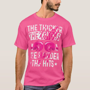 Kickboxing nog dikker de dijen van de grappige vec t-shirt